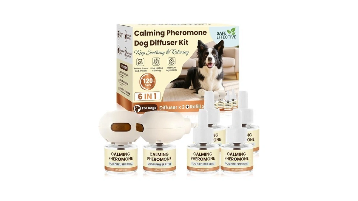 Dog Pheromones Calming Diffuser To Calm Dogs 6 In 1