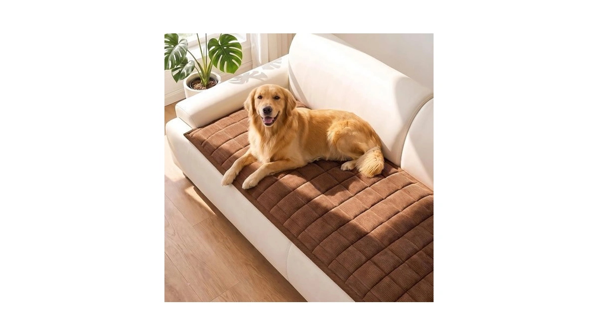 Haoyong Couch Covers For Dogs Washable, Non Slip Fuzzy Durable