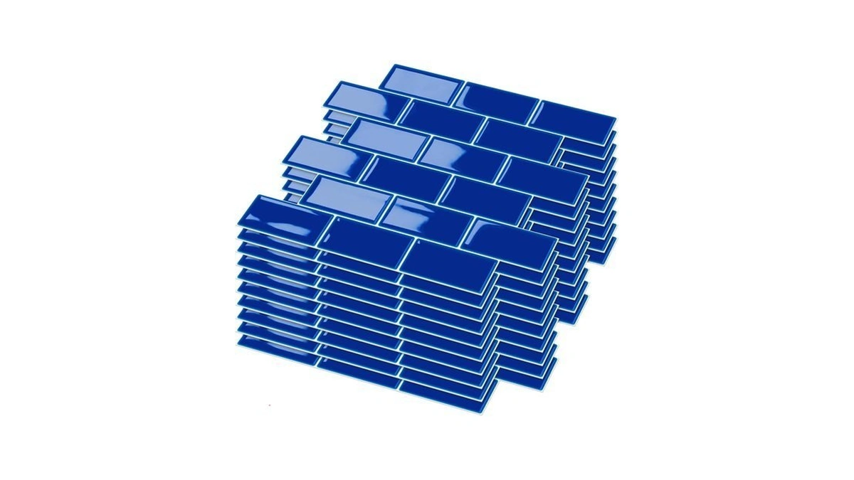 Joysticky 10-sheet Peel And Stick Backsplash, 12" * 12" Laser