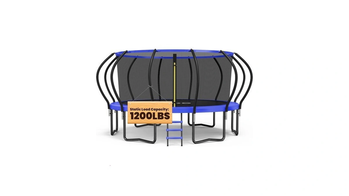 Orcc 1200lbs Weight Capacity Kids Trampoline 16 15 14 12