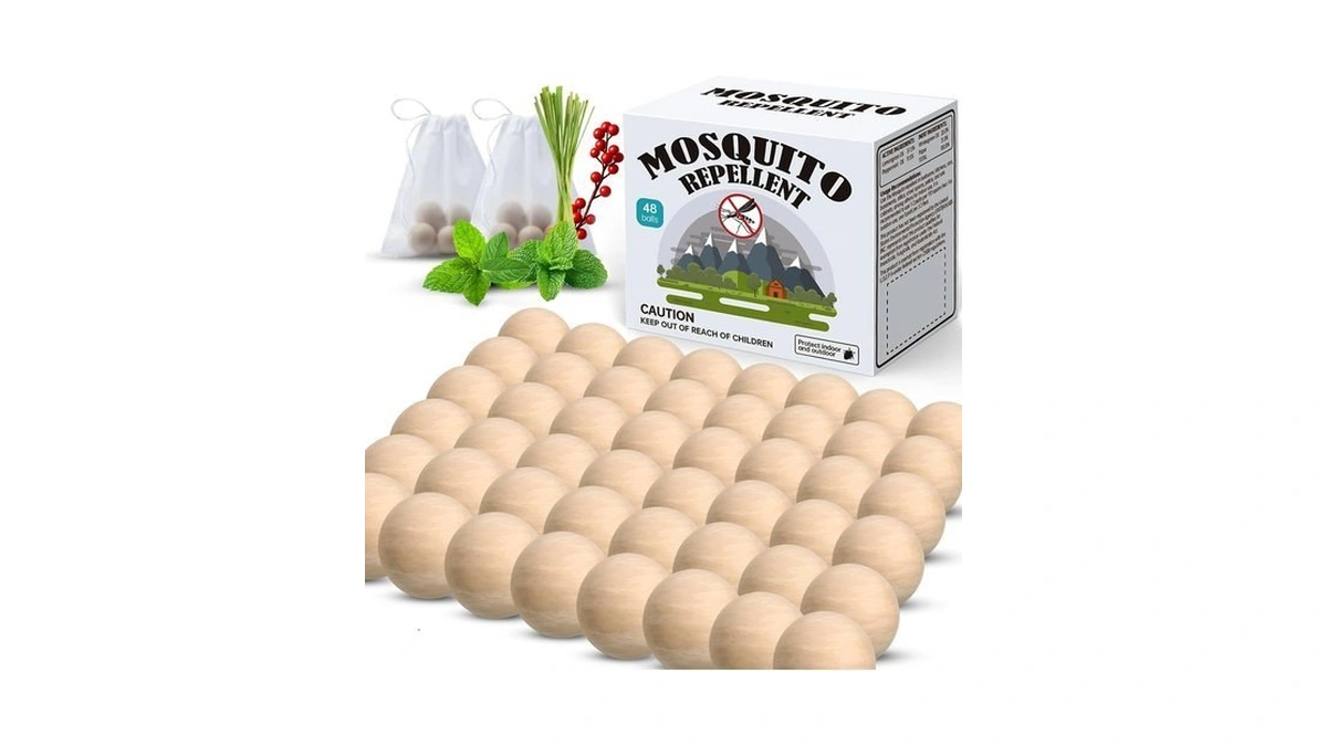 Mosquito Repellent 48 Balls Natural Essential Oil Mosquito Control