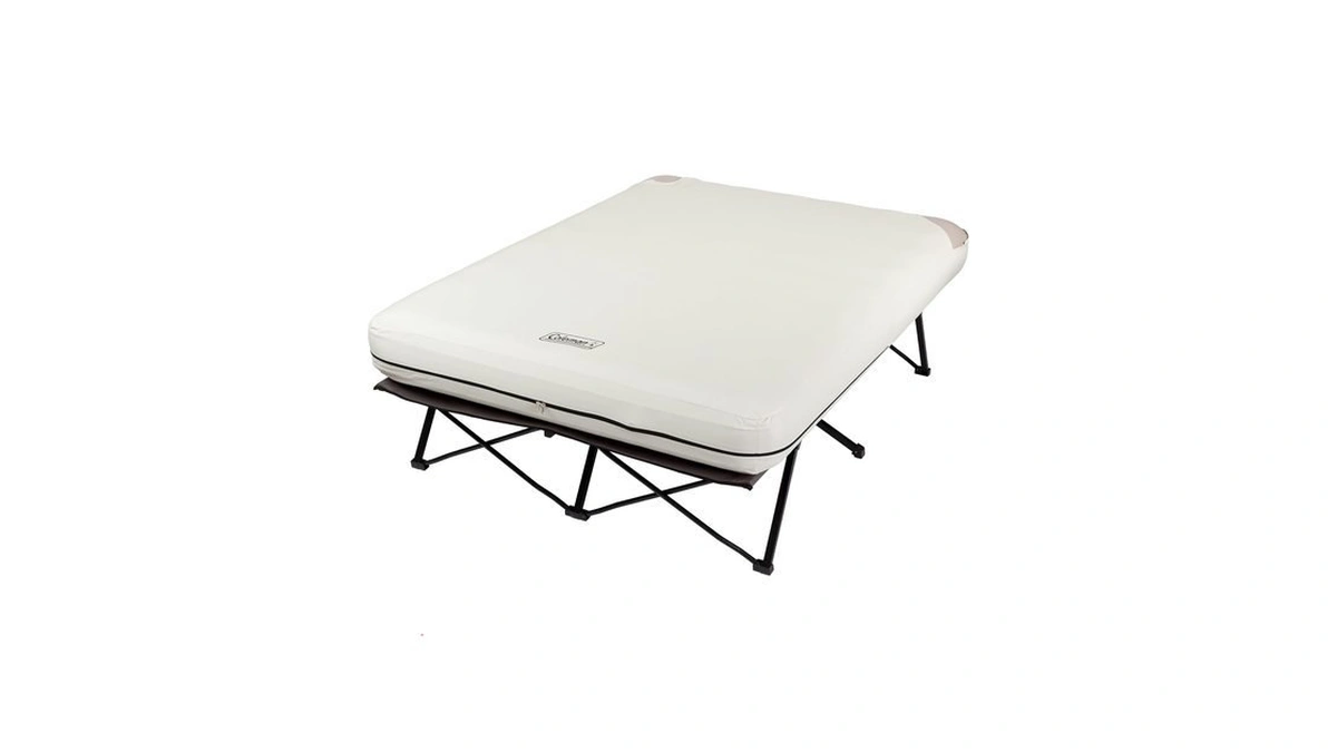 Coleman Queen-size Airbed Cot Combination, Folding Air Mattress With Steel