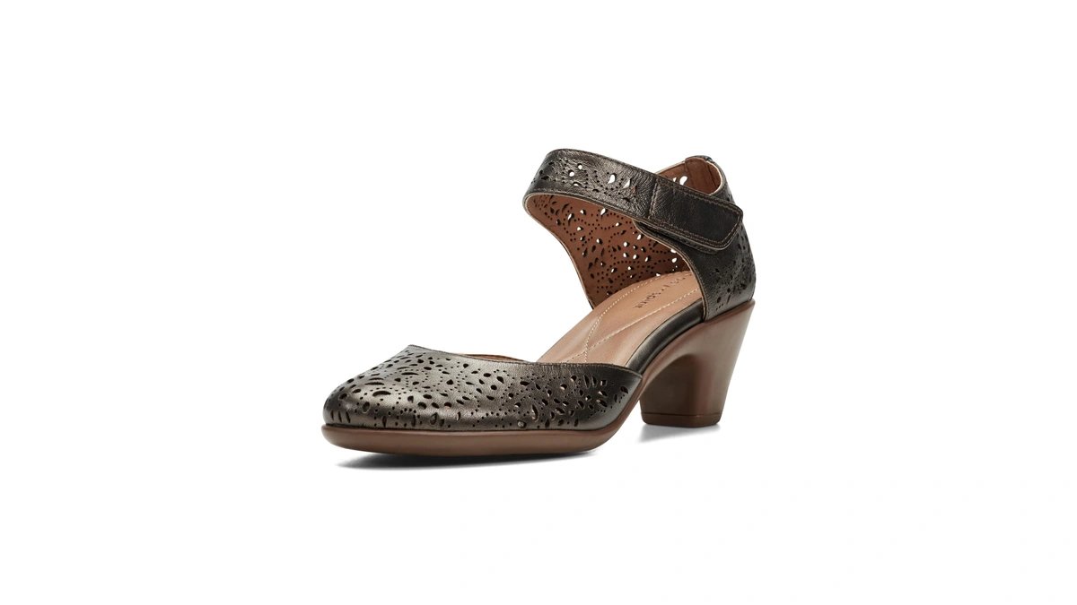 Easy Spirit Women's Cindie Dress Pump Pewter 060, 10 W