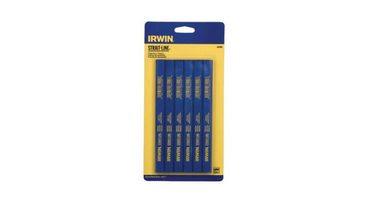 Irwin Tools Irwin Carpenter Pencil, Medium Lead, 6-piece (66400)