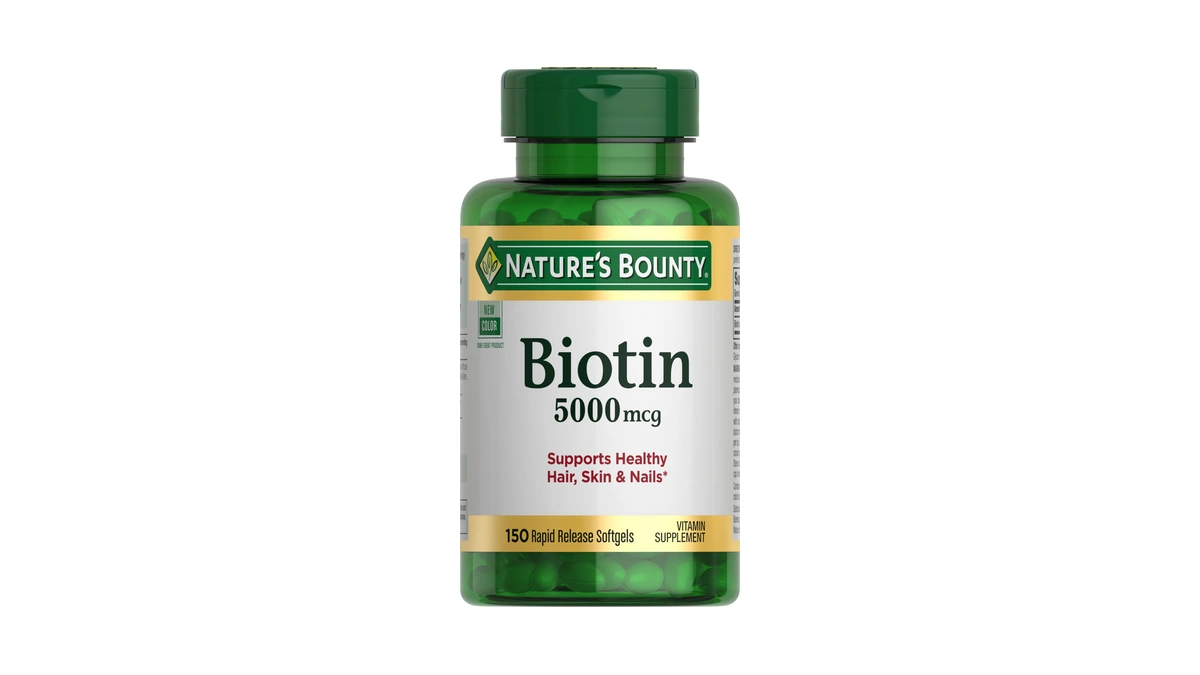 Nature's Bounty Biotin 5000 Mcg, 150 Softgels