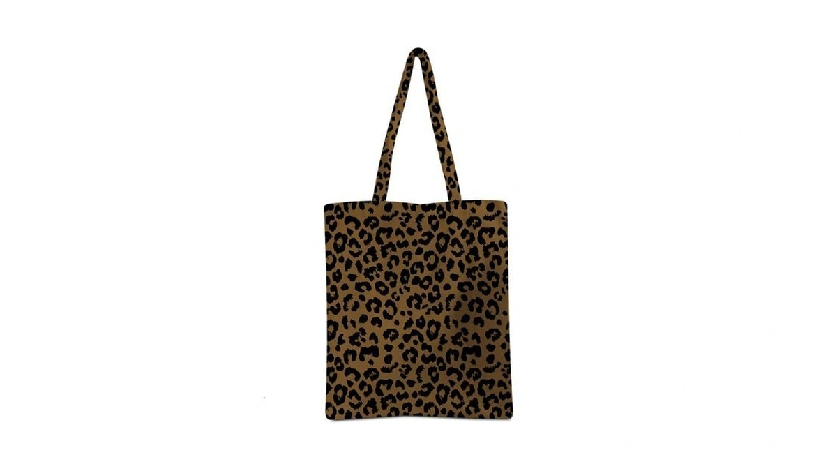 Leopard Print Pattern Tote Bags For Women Canvas Bag