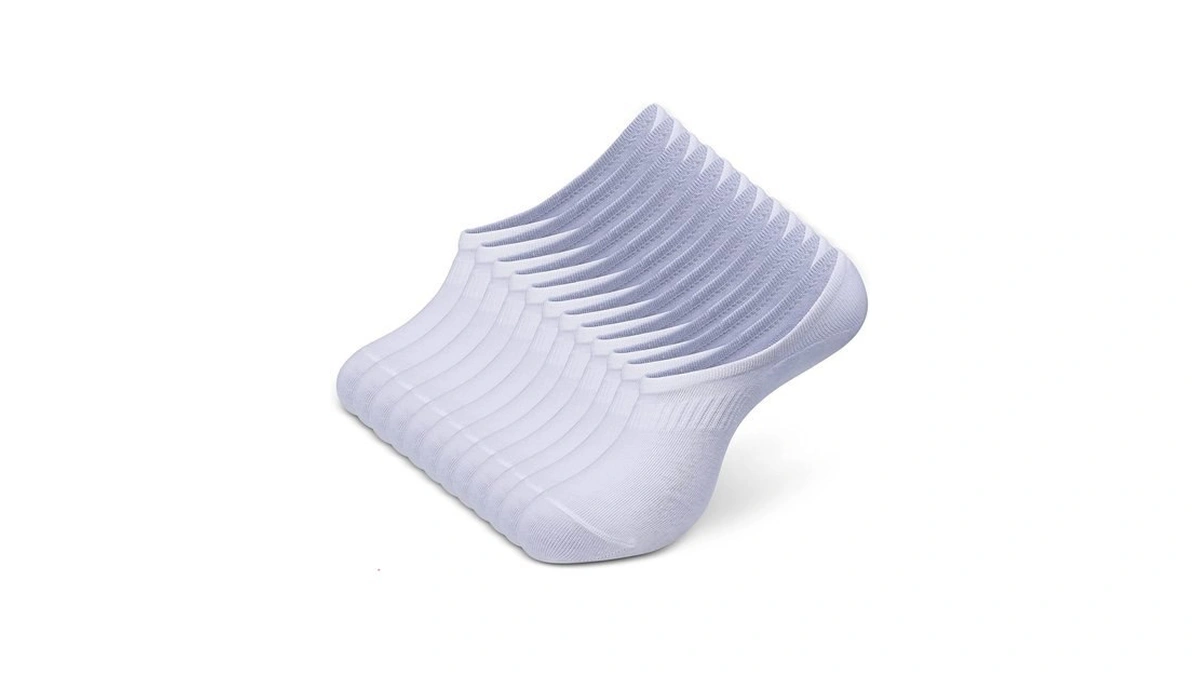 Wsiporcn Socks Mens No Show Low Cut Anti-slid Non Slip