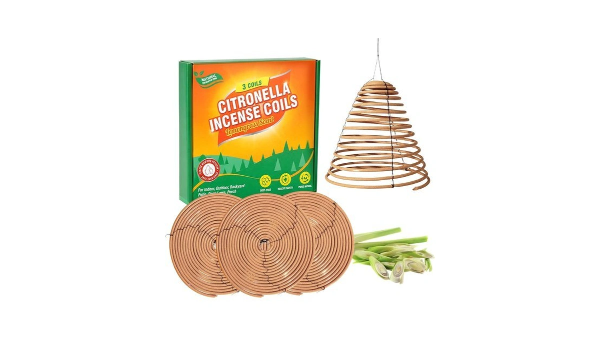 Scentorini Hanging Citronella Coils,citronella Incense Coils 3 Pack