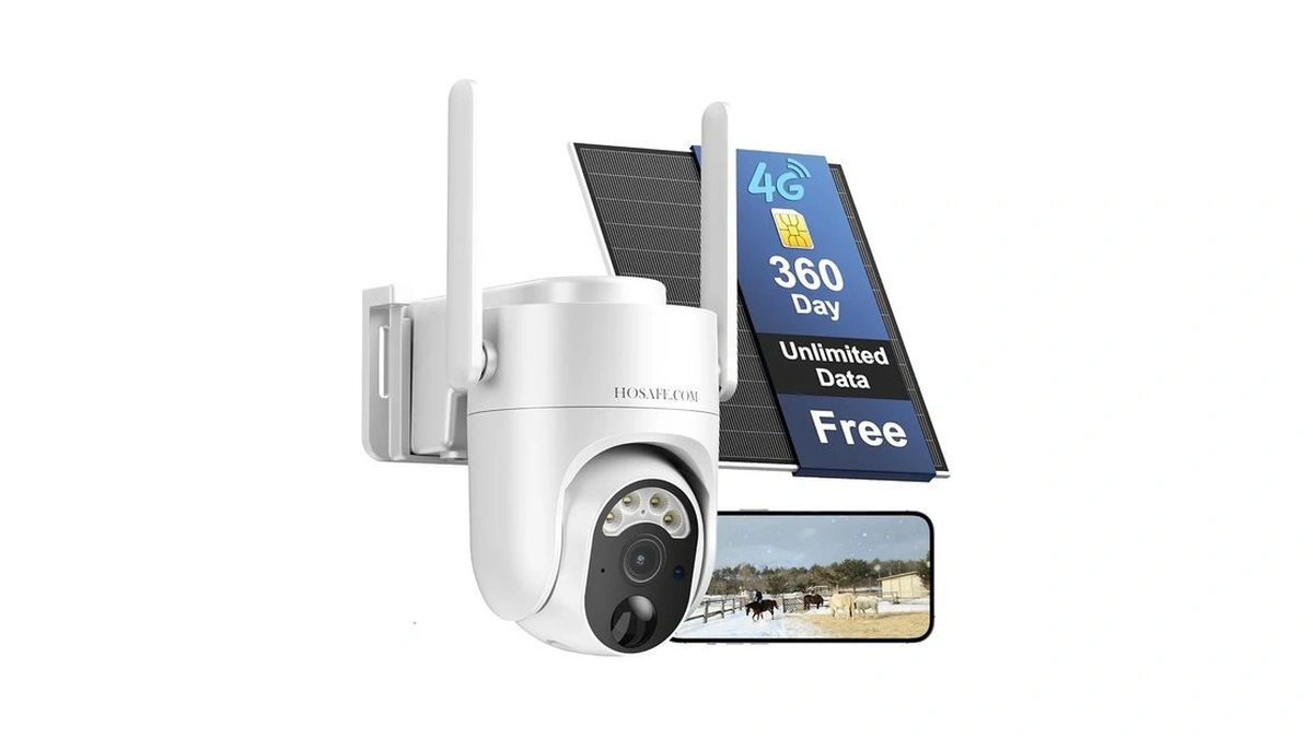 4g Cellular Security Camera Wireless Outdoor With 360 Day Free