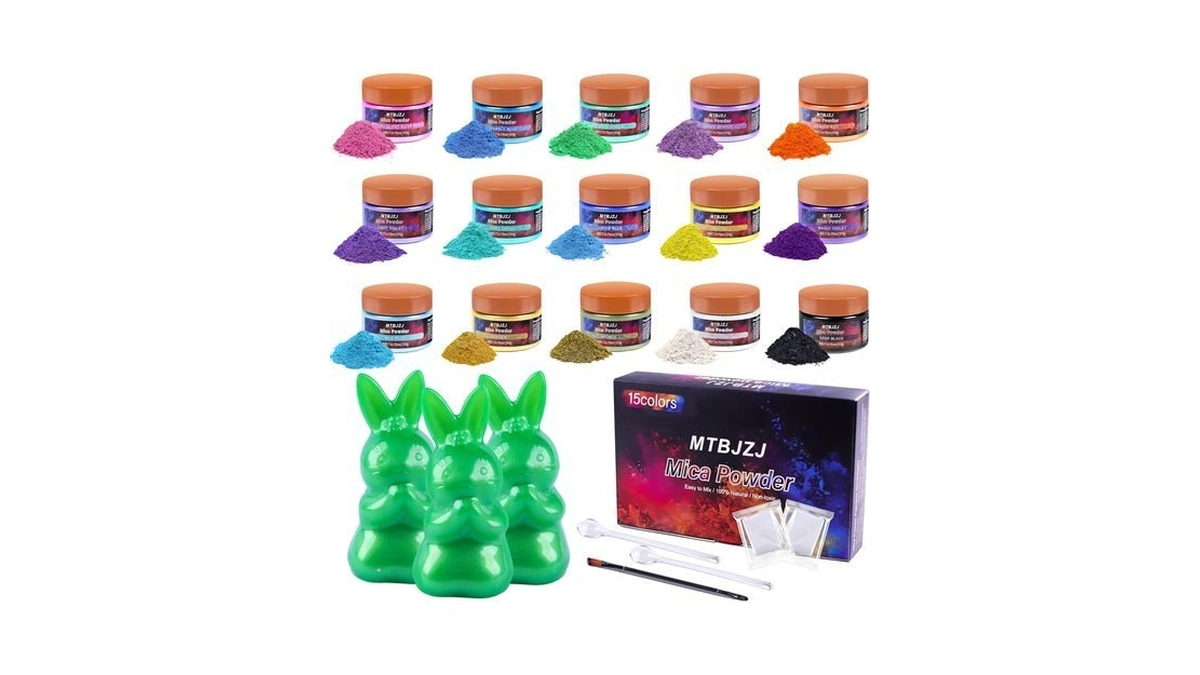 Mtbjzj Mica Powder For Resin, 15 Colors - 20g/bottle Epoxy
