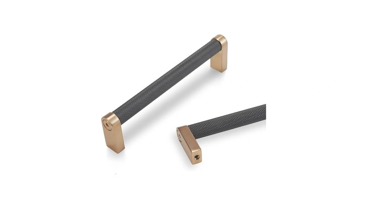 Povefonk 10 Pack 5 Inch(128mm) Black And Champagne Bronze Kitchen