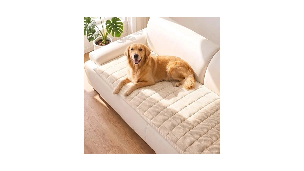 Haoyong Couch Covers For Dogs Washable, Non Slip Fuzzy Durable