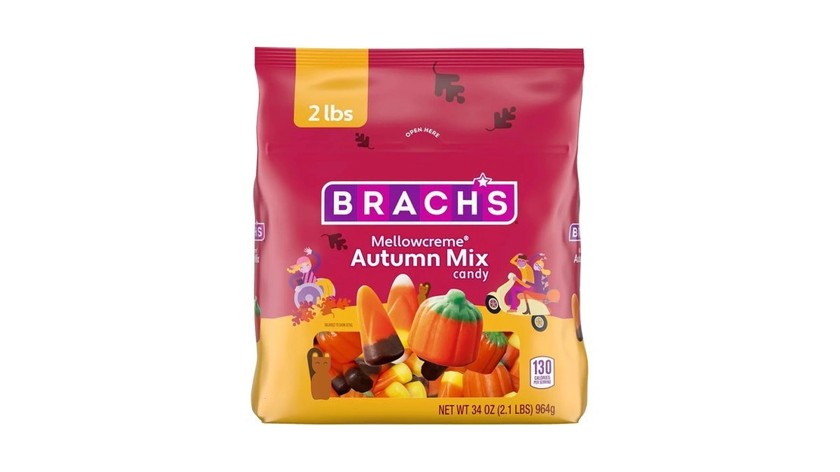 Brach's Mellowcreme Autumn Mix, Halloween Candy, Fall Treats, 2 Lb