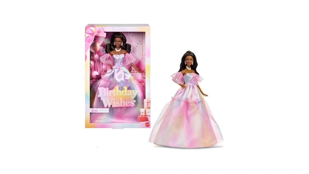 Barbie Signature Birthday Wishes Fashion Doll With Black Hair In