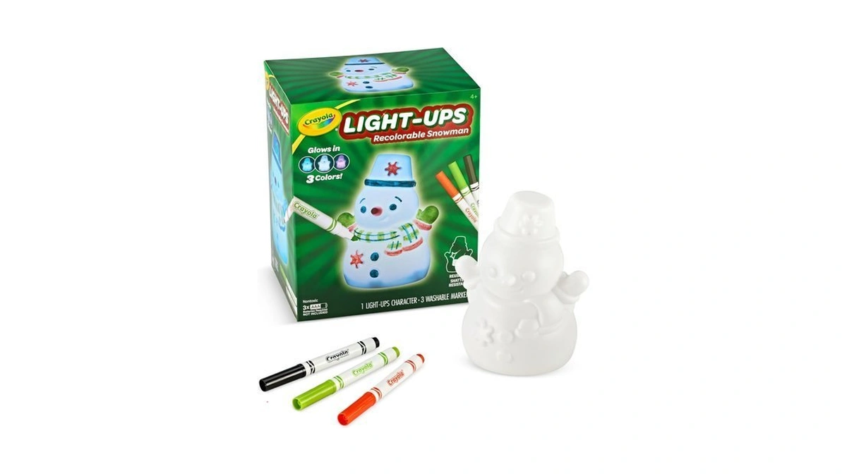Crayola Light-ups - Snowman, Light Up Snowman Toy, Christmas Gift