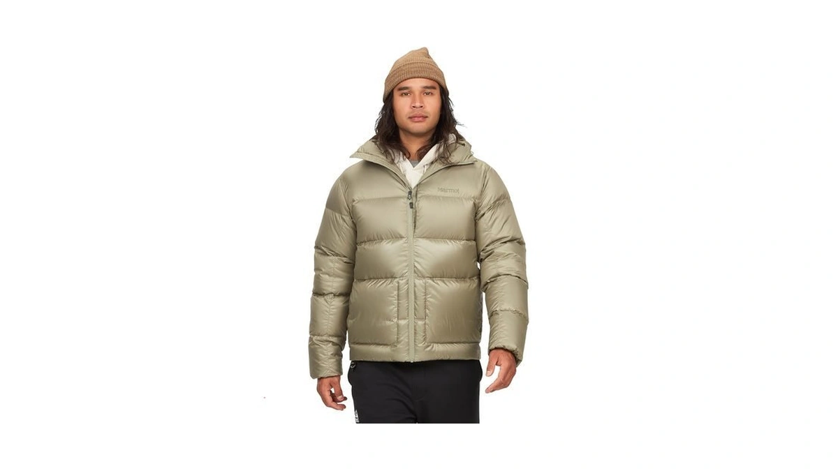 Marmot Men's Guides Down Hoody Jacket, Vetiver, Small