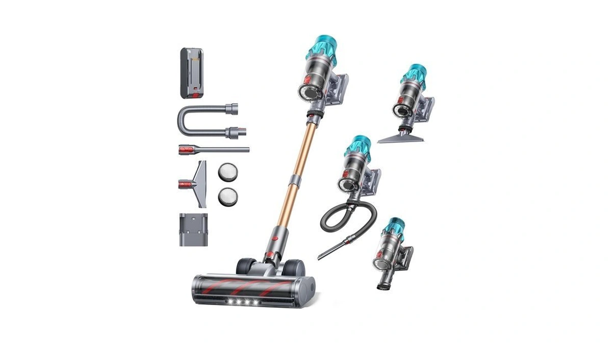 Cordless Vacuum Cleaner 650w 55kpa 70 Mins(eco), Stick Vacuum Cleaners