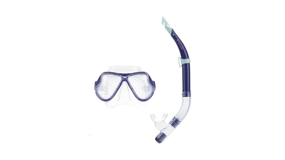 Hawaii Divers Beluga Jr Snorkel Combo - Ages 8+, Tempered