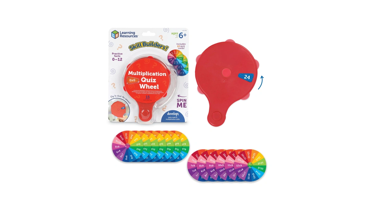Learning Resources Skill Builders Multiplication Quiz Wheel