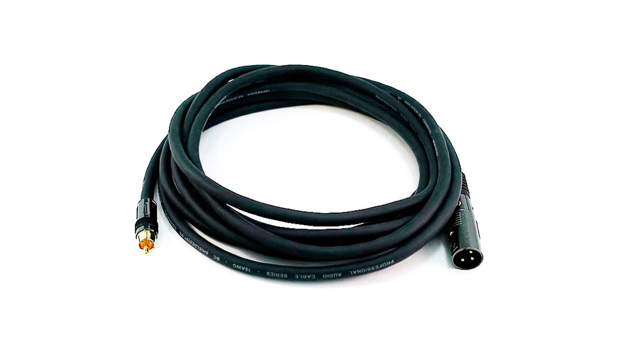 Monoprice 104779 15-feet Premier Series Xlr Male To Rca Male