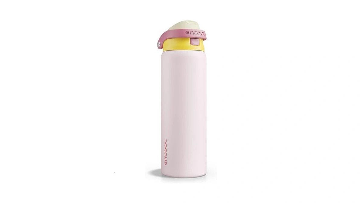 Encool Leakproof Insulated Water Bottle With Straw Dual-sip Water Bottle