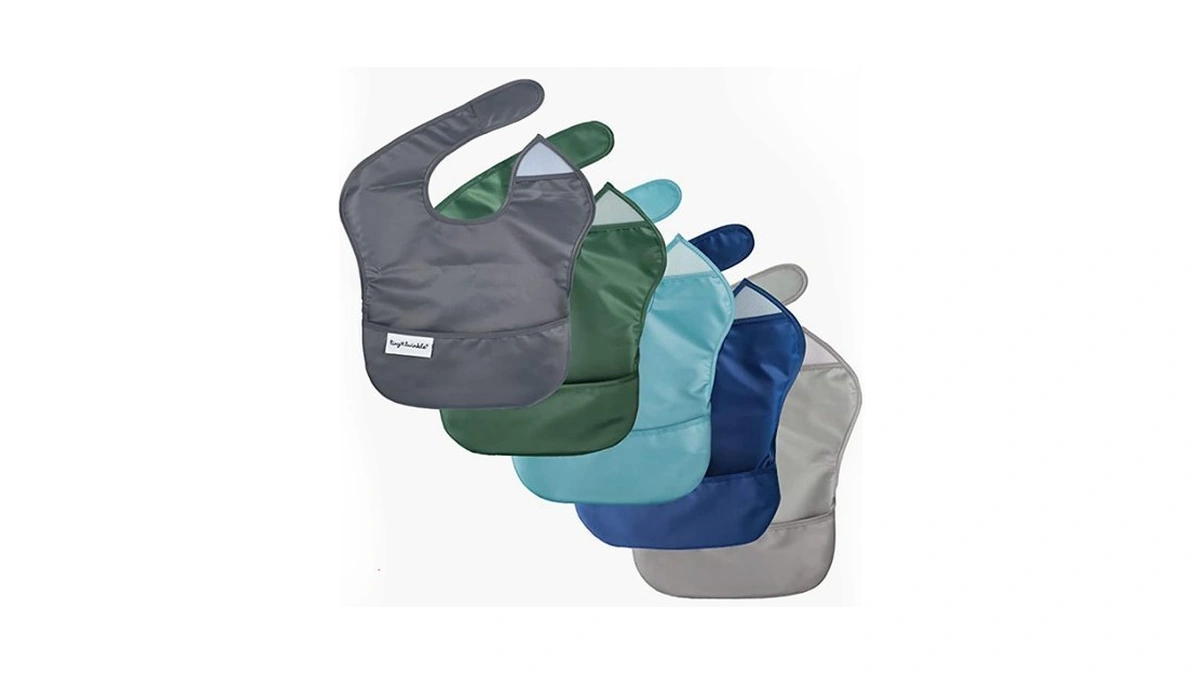 Tiny Twinkle Mess-proof Baby Bibs For Eating | Waterproof, Wipeable