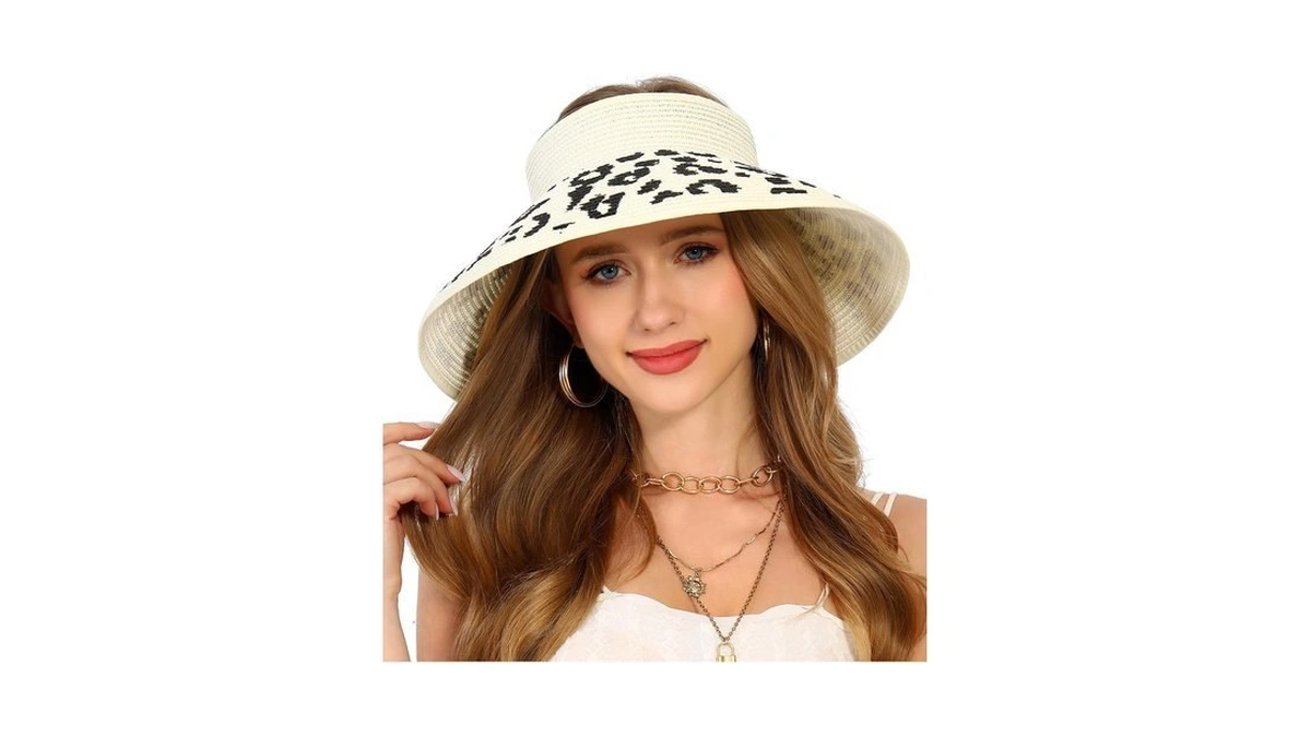 Sy Soul Young Women's Straw Hat With Ponytail Hole Wide