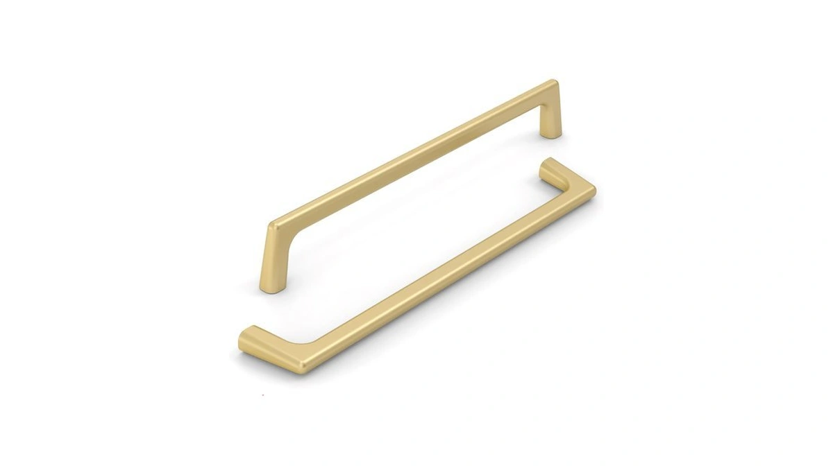 Knoklock 10 Pack 6.3 Inch(160mm) Kitchen Cabinet Handles Brushed Gold