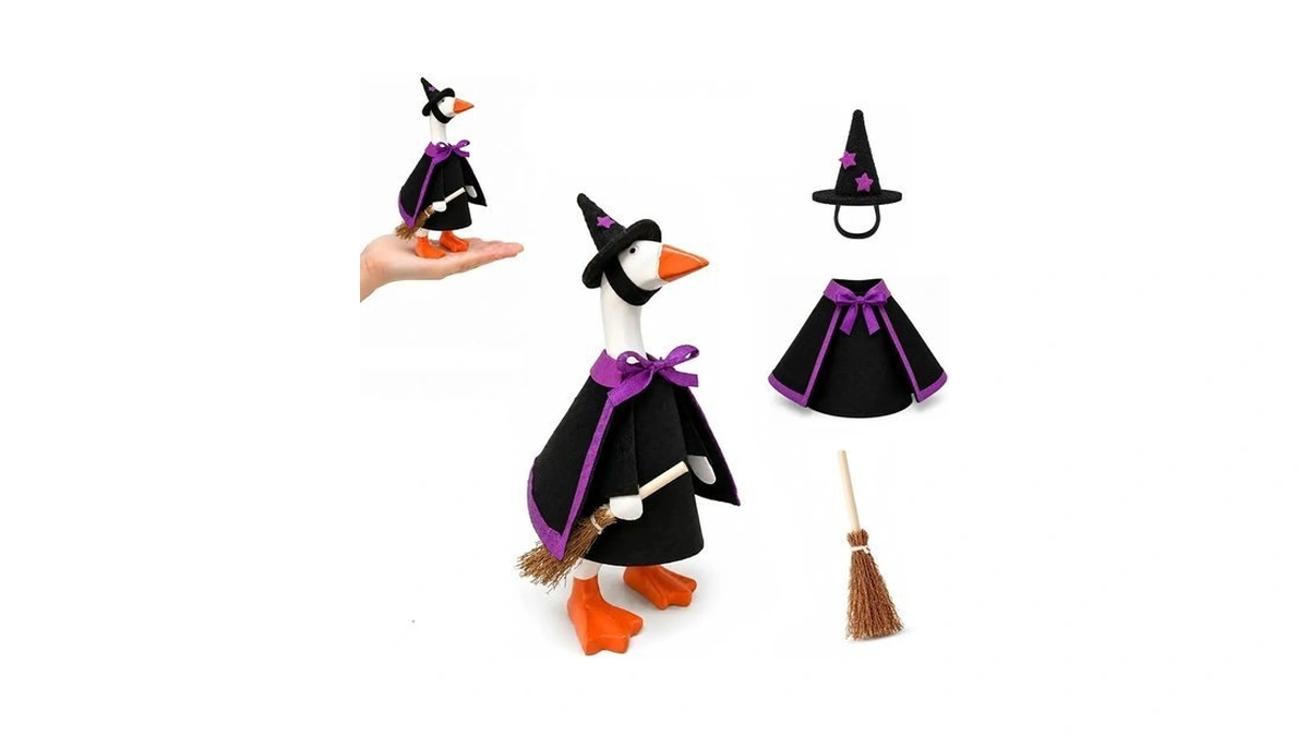 Mahmlow Halloween Desk Goose Outfits 7 Inches，mini Desktop Goose Cloth，holiday