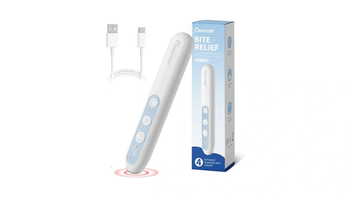 Berrcom Insect Sting And Bite Relief Device, Chemical-free Therapy For