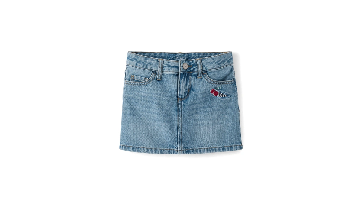 The Children's Place,girls,everyday Denim Skirts And Skorts,mina Wash,6