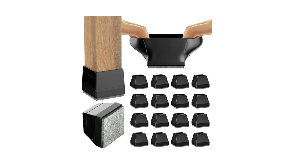 Square Chair Leg Protectors For Hardwood Floo...