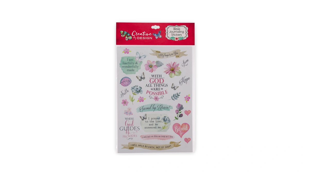 Christian Art Gifts Colorful Stickers For Bible Journaling Or Adult