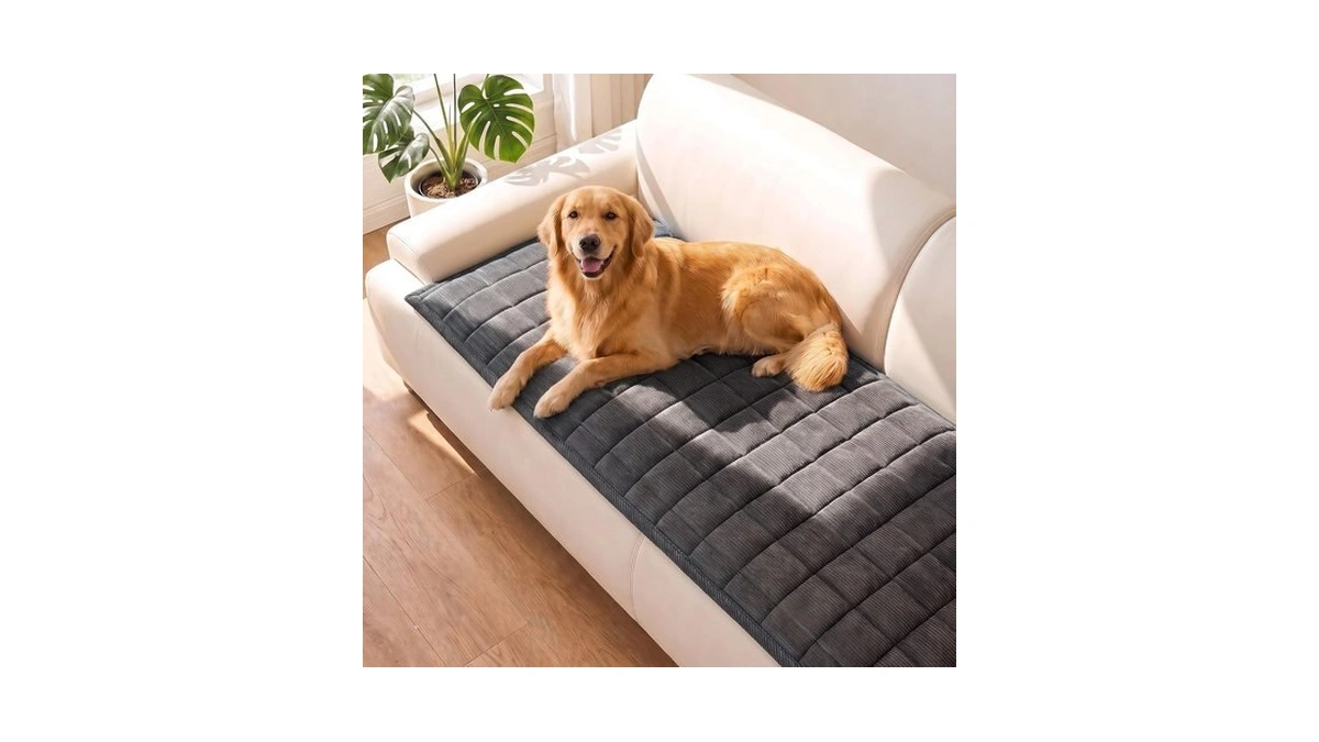 Haoyong Couch Covers For Dogs Washable, Non Slip Fuzzy Durable