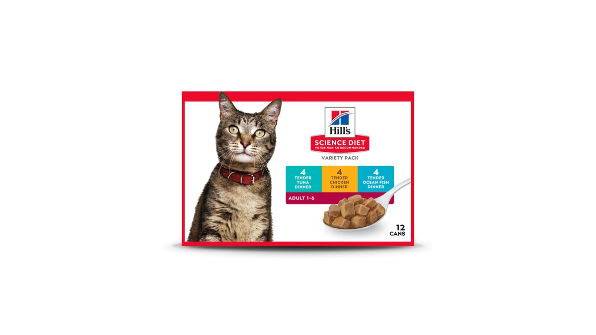 Hill's Science Diet Adult 1-6 Wet Cat Food Variety Pack