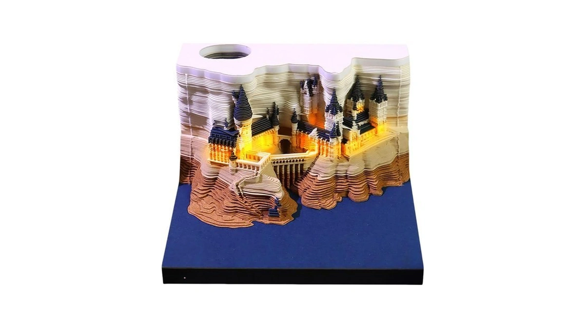 Jimzepong 3d Calendar 2026 With Memo Pad Notepad, Timepiece 2026