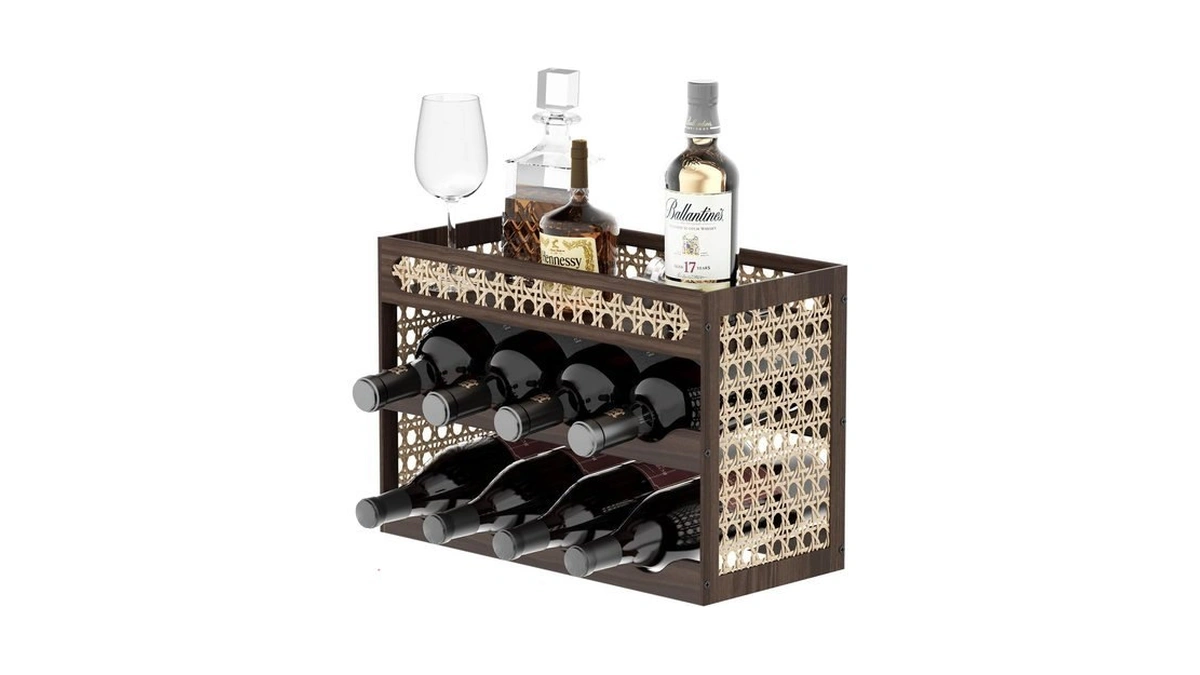 Demega 3-tier Counter Wine Rack, Wine Racks Countertop & Wine