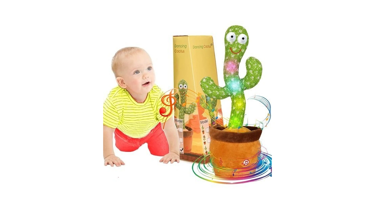 Emoin Talking Cactus Toy, Interactive Toys Dancing Cactus Toy Mimicking