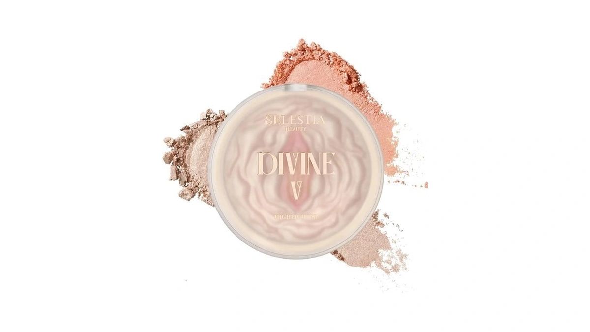 Selestia Beauty Powder Highlighter Makeup – Divine V – Radiant