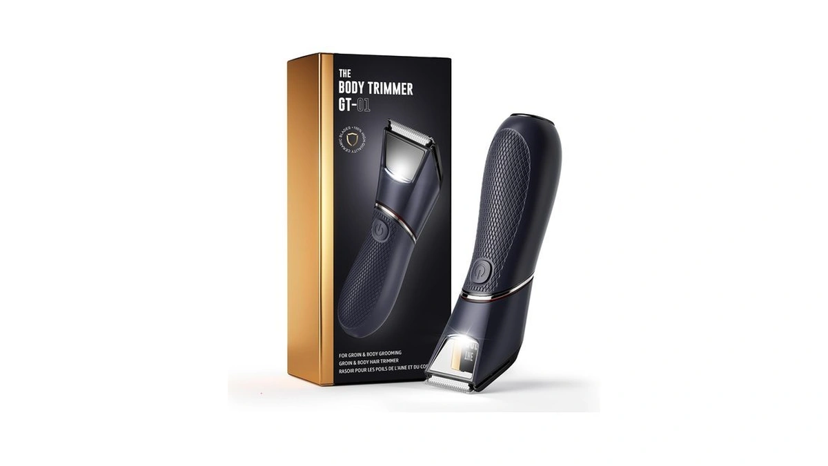 Jmjdyitao Body Hair Trimmer For Men: Mirror & Led Light,
