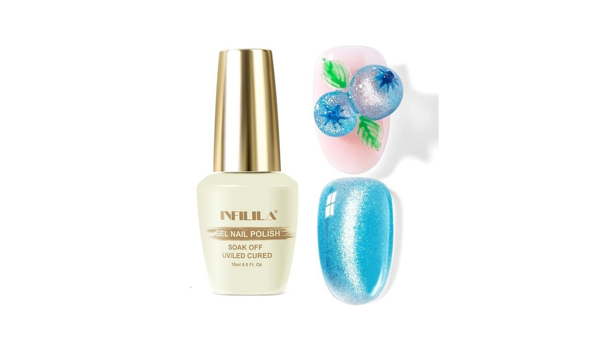 Nxj Infilila 0.5 Oz Cat Eye Gel Polish, 15ml Holographic