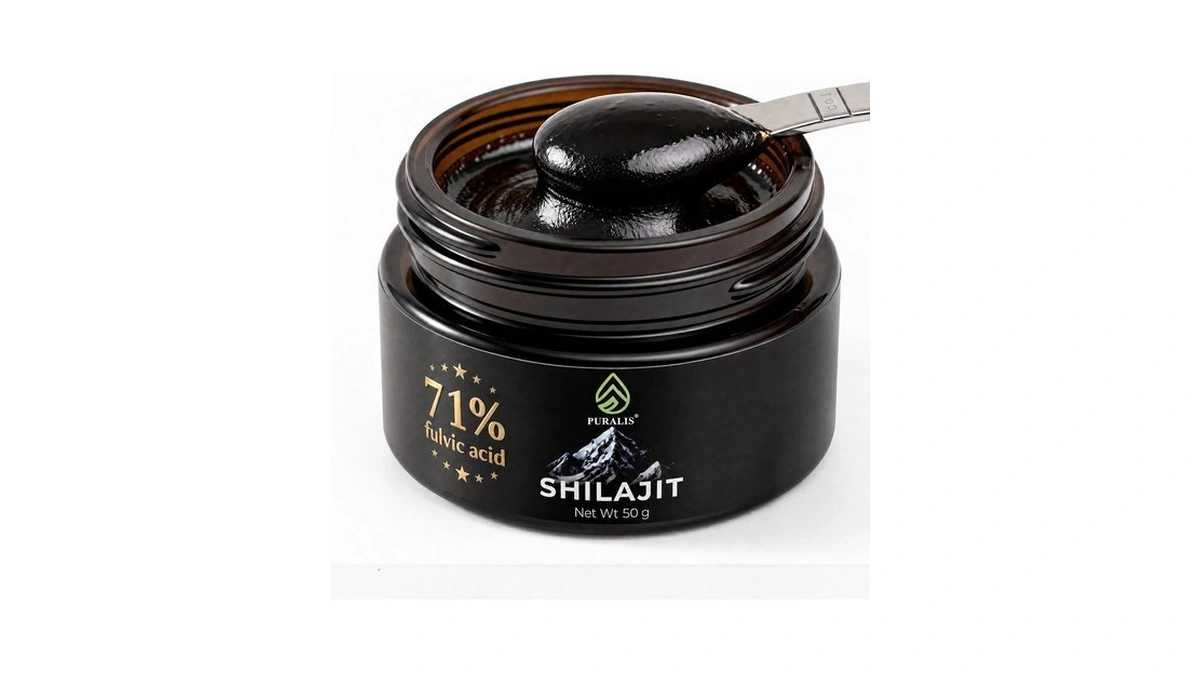 Puralis Pure Himalayan Shilajit Resin - 50g Authentic Black Shilajit,