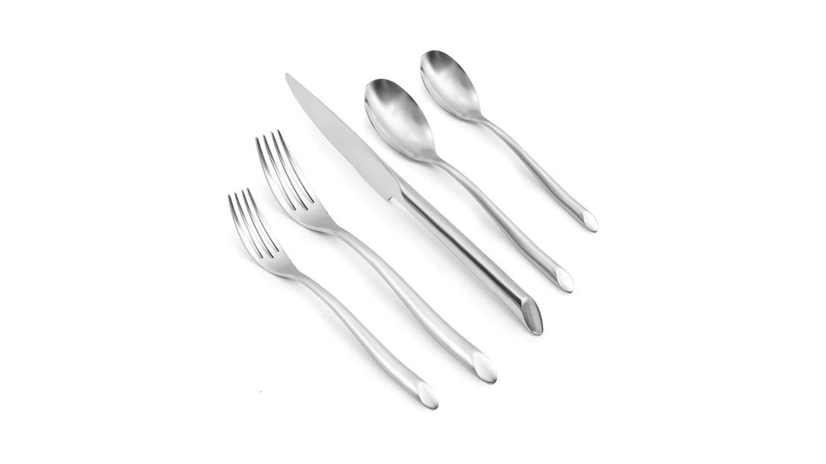 20-piece Silverware Set With Handle, Stainless Steel Flatware Set, Cutlery