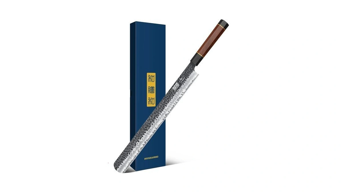 Hoshanho 12" Brisket Slicing Knife, Japanese Carving Knife For Meat