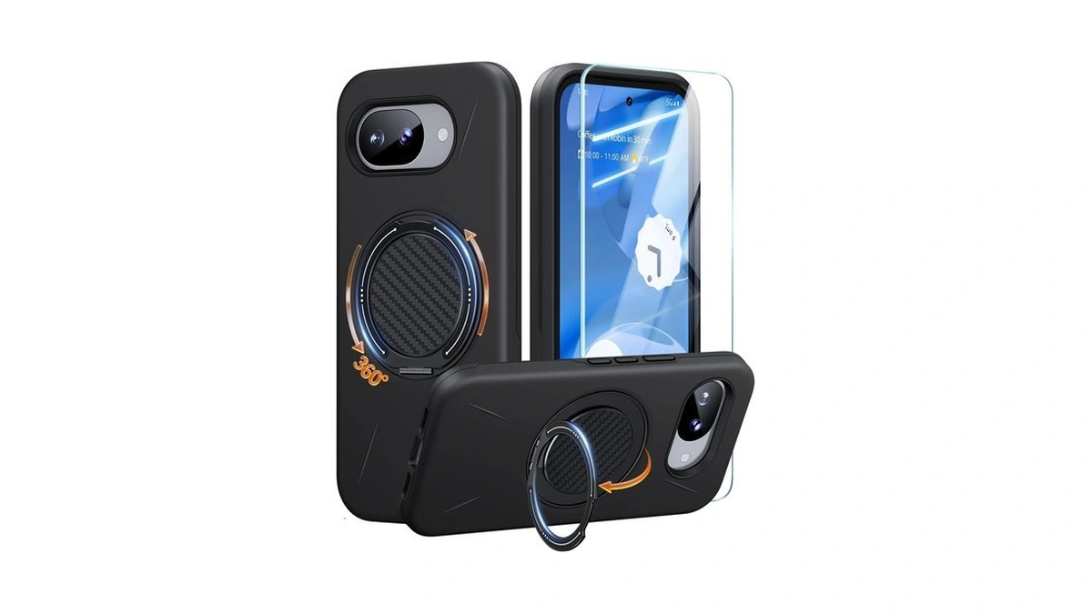 Jame For Google Pixel 10a Case With Ring Stand, Shockproof