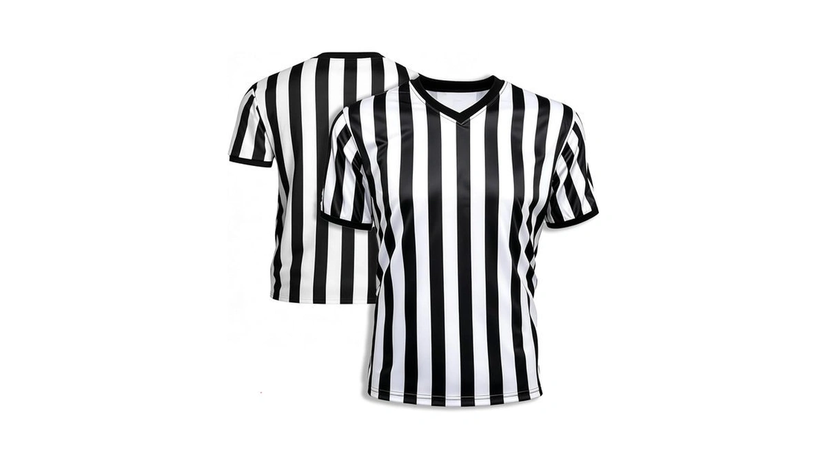 Referee Shirt,referee Costume,quick Dry Breathable Umpire Shirt (small)