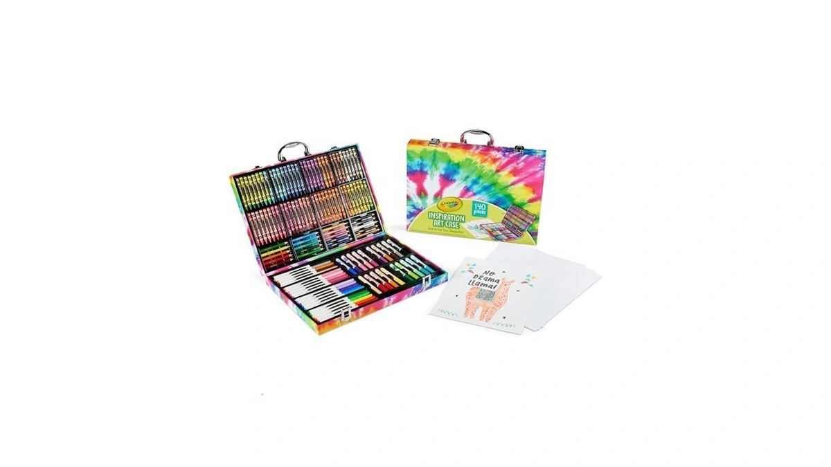 Crayola Inspiration Art Case Coloring Set - Tie-dye (140ct), Art
