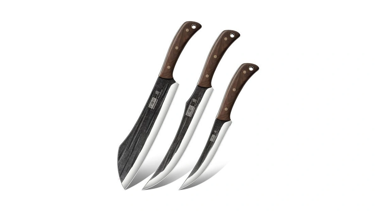 Hoshanho Butcher Knife Set, 3pcs Knife Set Of Meat &