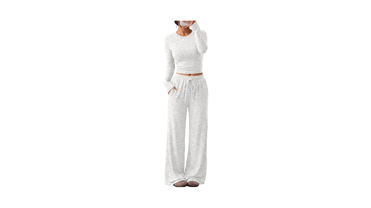 Trendy Queen Women's 2 Piece 2026 Fall Fashion Lounge Set