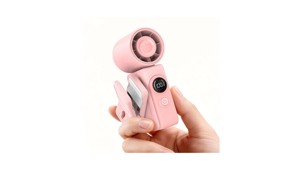 Portable Clip-on Mini Fan, Personal Handheld Fan For Stroller W/